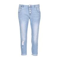 mustang tapered b fit womens boyfriend jeans in blue