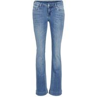 mustang jasmin flared womens bootcut jeans in blue