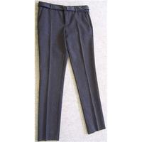 Mui Mui Euro size 42 (UK slim 14) grey wool slim fit trousers