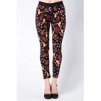 Multi Paisley Print Leggings