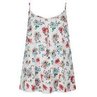 Multi Floral Strappy Cami Top