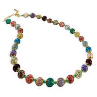 Murano Glass Bead Necklace, Glass