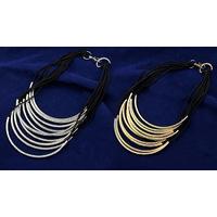 Multiple Ring Necklace - 2 Colours