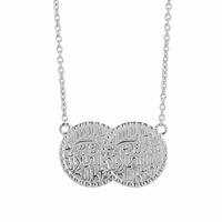 Muru Silver Ancient Coin Double Necklace