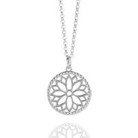 Muru Silver Purity Mandala Necklace