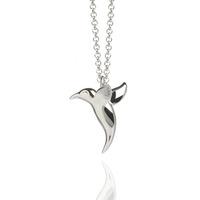 muru silver hummingbird necklace