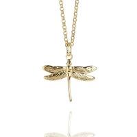 muru gold dragonfly necklace