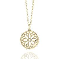 muru gold purity mandala pendant necklace