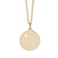 muru gold gemini necklace