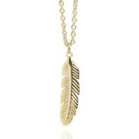 Muru Gold Feather Necklace