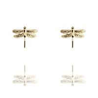 Muru Gold Dragonfly Stud Earrings