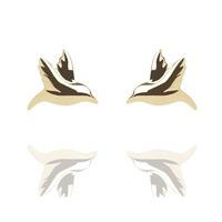 Muru Gold Hummingbird Stud Earrings