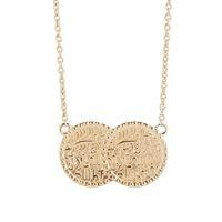 Muru Gold Ancient Coin Double Necklace