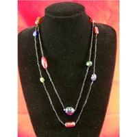 Multicoloured Single Strand Beaded Necklace