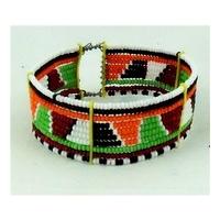 Multicoloured Ethnic Bead Bracelet