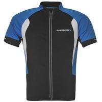 muddyfox pure short sleeve zip jersey mens