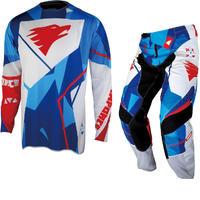 MX Force VTR4 Rock-S Motocross Jersey & Pants Blue Kit