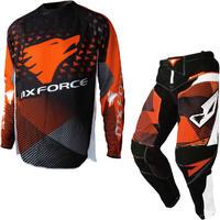 MX Force Tackle Mirage Motocross Jersey & Pants Orange Kit