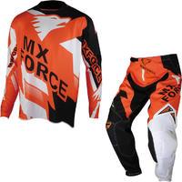 mx force ac x maxix motocross jersey amp pants orange kit