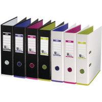 mycolour a4 lever arch file whitepink each