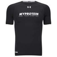 MyProtein Under Armour Mens Heatgear Sonic Compression Short Sleeve T-Shirt - Black - L
