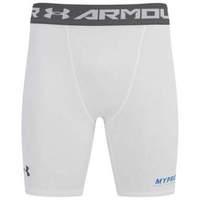 myprotein under armour mens heatgear compression shorts white m