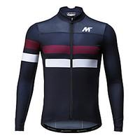 Mysenlan Cycling Jersey Men\'s Long Sleeve Bike Jersey Quick Dry Breathable Polyester Classic Fashion Spring Summer Fall/Autumn