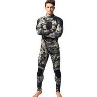MYLEDI Men\'s 3mm Wetsuits Full Wetsuit Waterproof Thermal / Warm Wearable YKK Zipper Neoprene Diving Suit Diving Suits-Swimming Diving