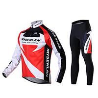 mysenlan cycling jersey with tights mens long sleeve bike pantstrouser ...