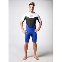 MYLEGEND Men\'s 3mm Shorty Wetsuit Wetsuits Thermal / Warm Wearable YKK Zipper Neoprene Diving Suit Diving Suits-Swimming DivingSpring