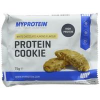 myprotein 75 g white chocolate almond mp max protein cookie box pack o ...