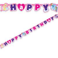 my little pony rainbow happy birthday banner