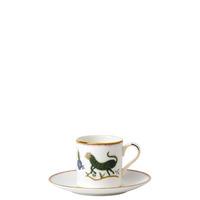 Mythical Creatures Espresso Cup and Saucer, Gift Boxed
