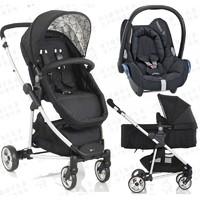 My Child Floe Pramette 3in1 Cabriofix Travel System-Rainbow Squiggle