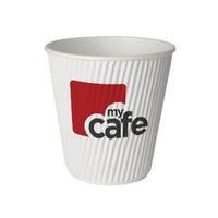 Mycafe 12oz Ripple Wall Hot Cups Pack of 500 HVRWPA12V