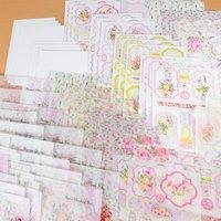 My Paper Stash Shabby Rose Paperkit - Includes Vellum Insert Kit, Topper Kit and FREE Vellum Toppers and Backgrounds 405000