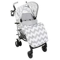 My Babiie Billie Faiers MB51 Grey Chevron Stroller