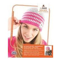MyBoshi Beanie Hat Crochet Kit Pink & Grey