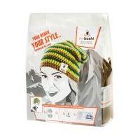 MyBoshi Beanie Hat Crochet Kit Green & Brown