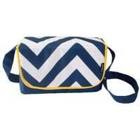 My Babiie Baby Changing Bag in Blue Chevron