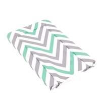 My Babiie Changing Mat in Mint Green Chevron