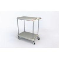 MYCART, GREY WITH TWO 406 x 685MM SHELVES