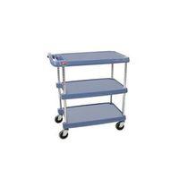 MYCART, BLUE WITH THREE 406 x 685MM SHELVES