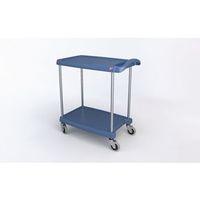 MYCART, BLUE WITH TWO 406 x 685MM SHELVES