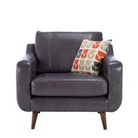 Myers Pampas Leather Standard Chair, Graphite