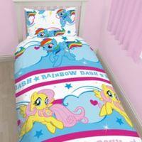 My Little Pony Reversible Multicolour Single Bed Set