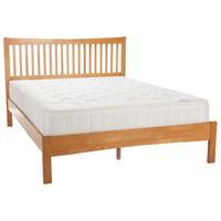 Mya Hevea Bed Frame - Honey Oak King