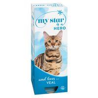 My Star is a Hero Wet Cat Food - Veal - 10 x 90g