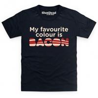 My Favourite Colour Is Bacon Kid\'s T Shirt