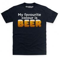 My Favourite Colour Is Beer T Shirt
